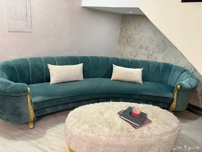 كنب مع طاولة فرو جديدة 4