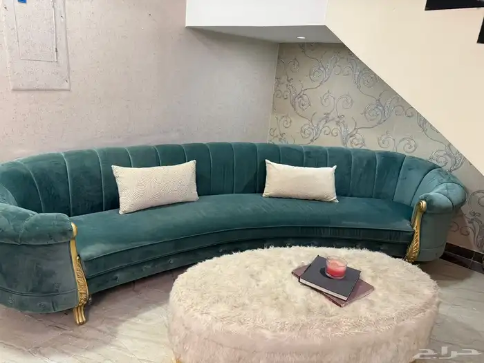 كنب مع طاولة فرو جديدة 0