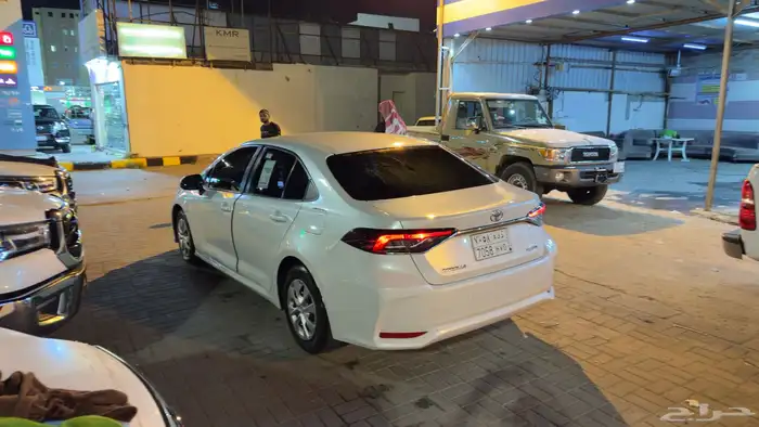 سلام عليكم   كورلا 2022 ستاندر مطور للبيع الممشى 146 الف 2