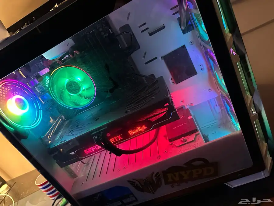 pc RTX 3070ti مع Ryzen 7 7700 0