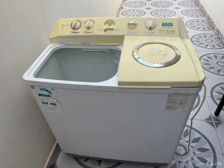 نشاف ملابس وغسالة عادية 3