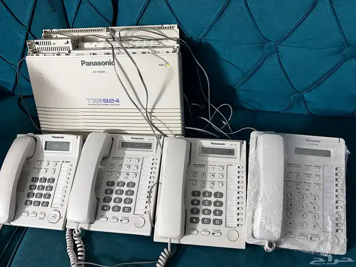 يوجد لدينا تلفونات باناسونيك Panasonجديد ومستخدم وسنترال 824 2