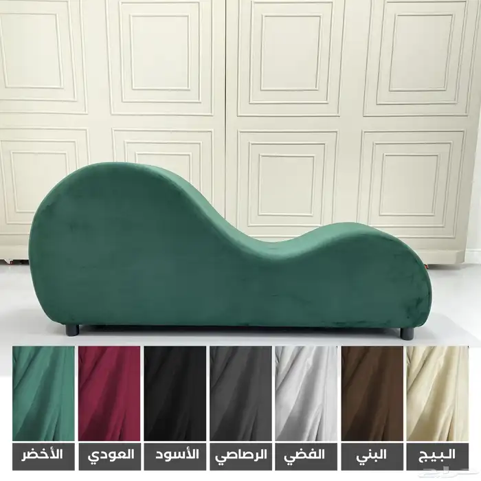 أريكة رومانسية مخمل تصنيع خاص 2
