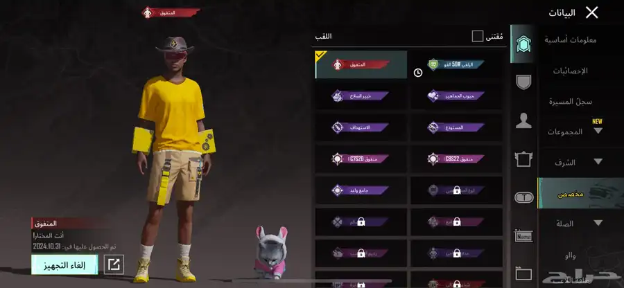 حساب ببجي للبيع 4