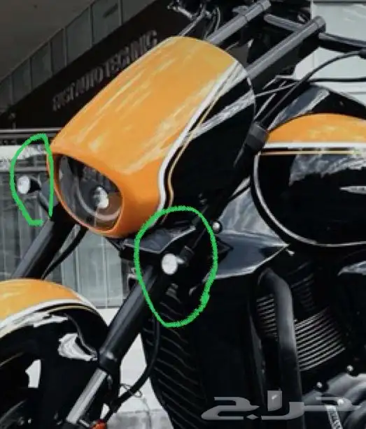 شمعات فلشرات لدباب اماميه لد ابيض نفس اللي فالصوره 1