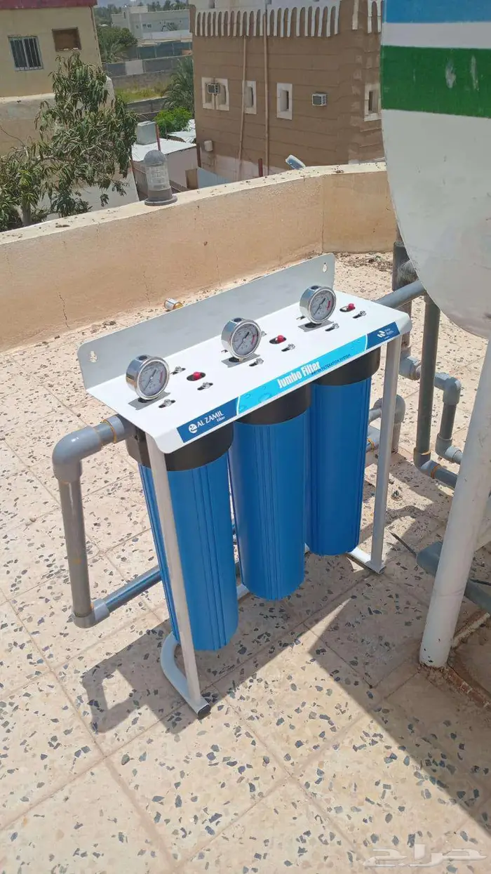 فلاتر تحليه مياه نقاء الماء مع برادات _ فلتر تصفيه للخزان 1