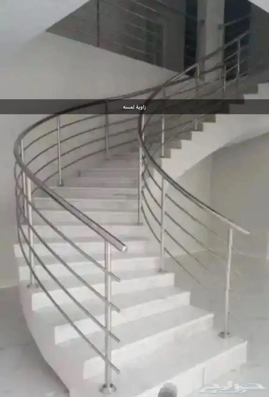 درابزين استيل زاوية لمسة تيواني304 6