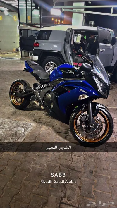 2013 ريس نينجا كواساكي 650 ممشى قليل 0