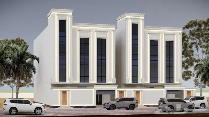 تصميم واجهات ثري فلل وتجاري 0