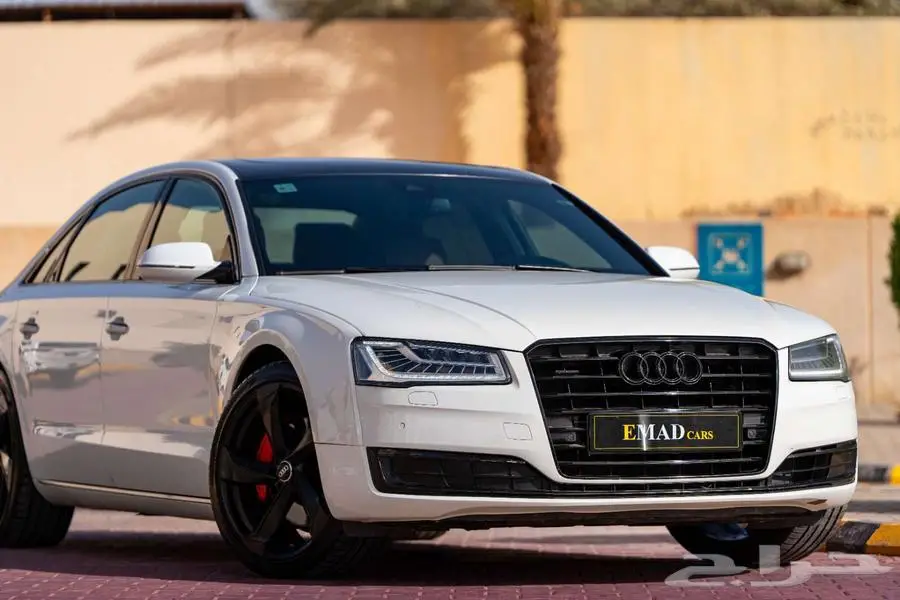 اودي A8L ابيض 2017 1