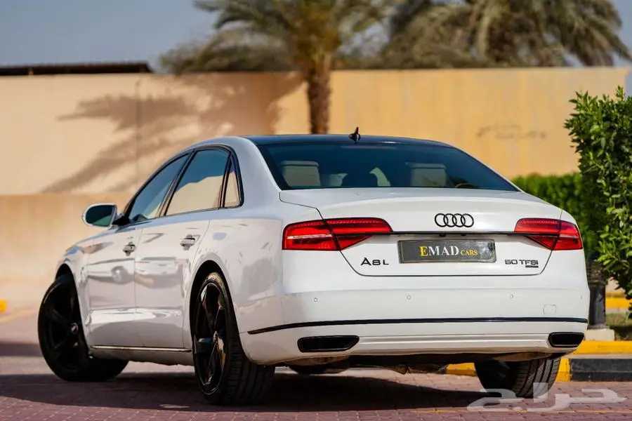اودي A8L ابيض 2017 3