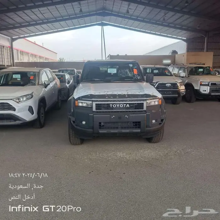 برادو تي اكس ال 1 رمادي بنزين 2025 اقل سعر كاش واقساط 0