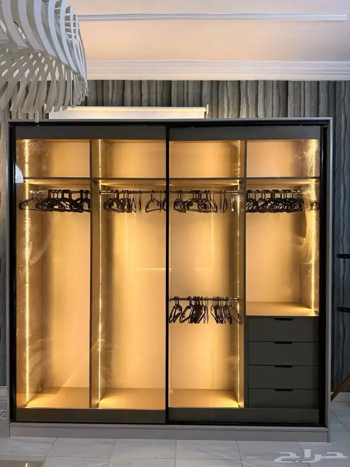 دواليب الملابس غرفة النوم خزائن تفصيل عل حسب الطلب 7