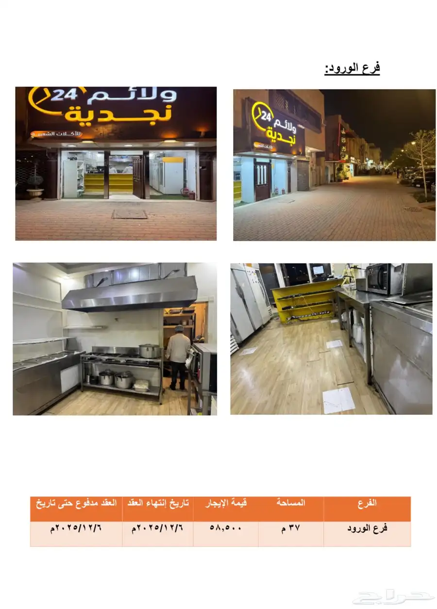 خمس مطاعم مجهزة للتقبيل مع السكن و المواصلات 3