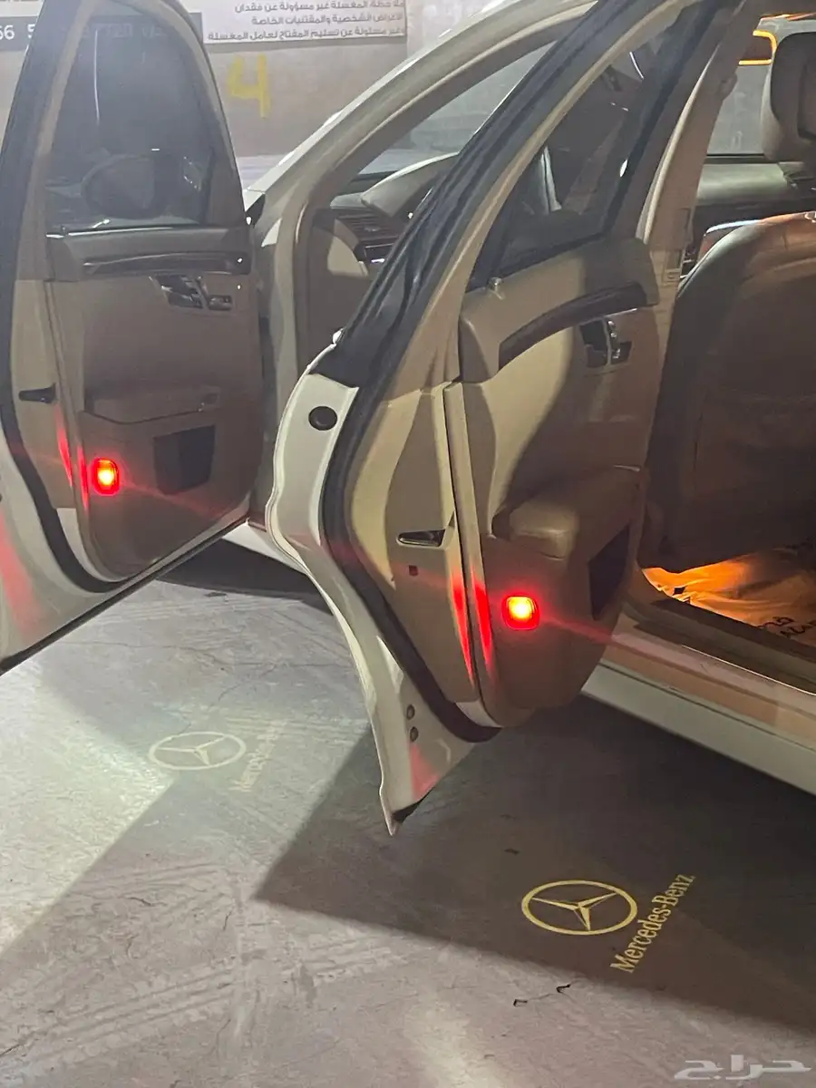 مرسيدس S350 موديل 2008 أماراتي شرط الفحص الموقع الرياض 4