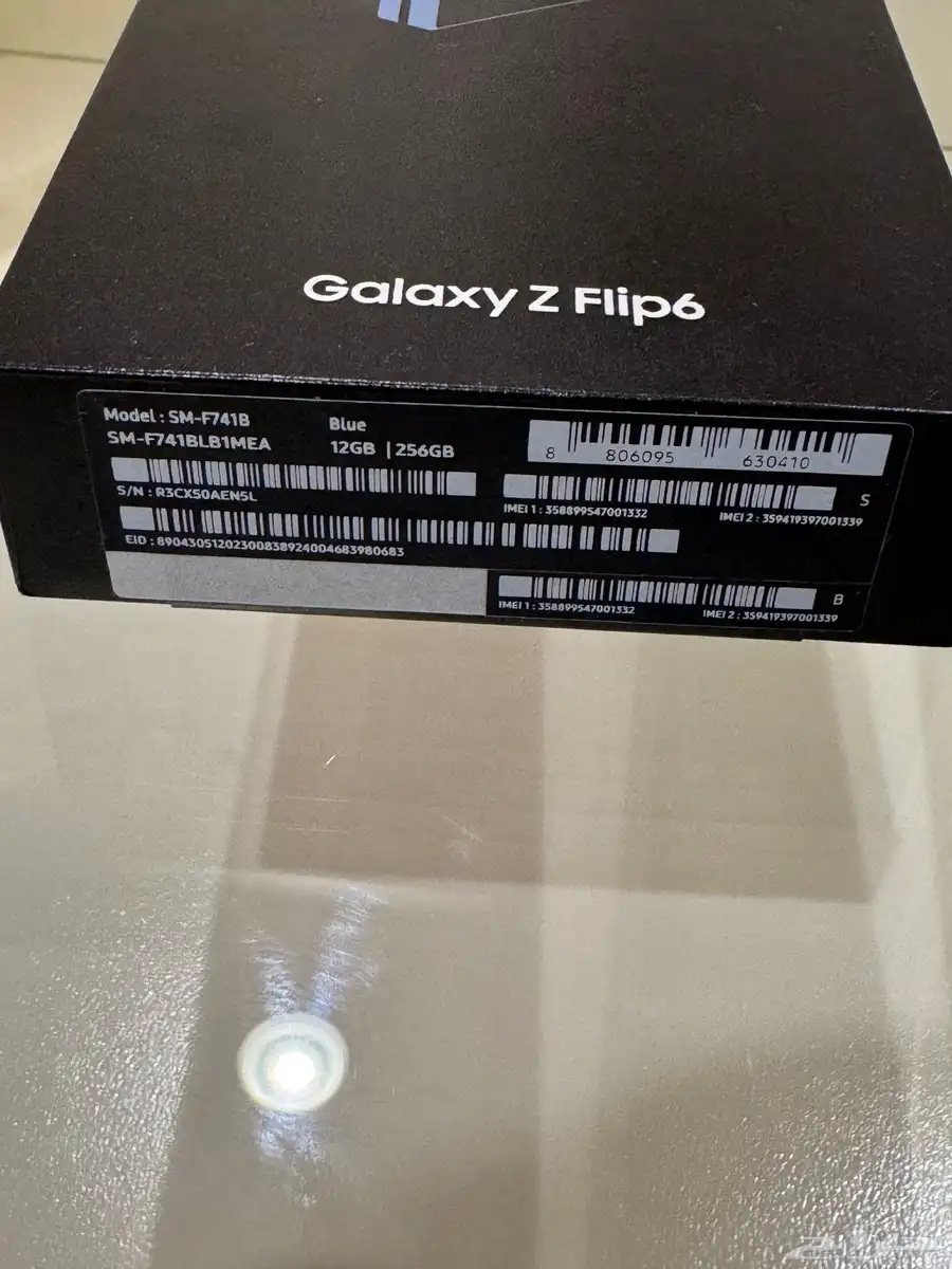 جلكسي Z Flip6-256 الرام 12 2