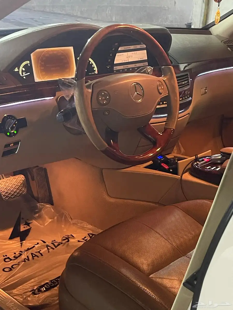 مرسيدس S350 موديل 2008 أماراتي شرط الفحص الموقع الرياض 6