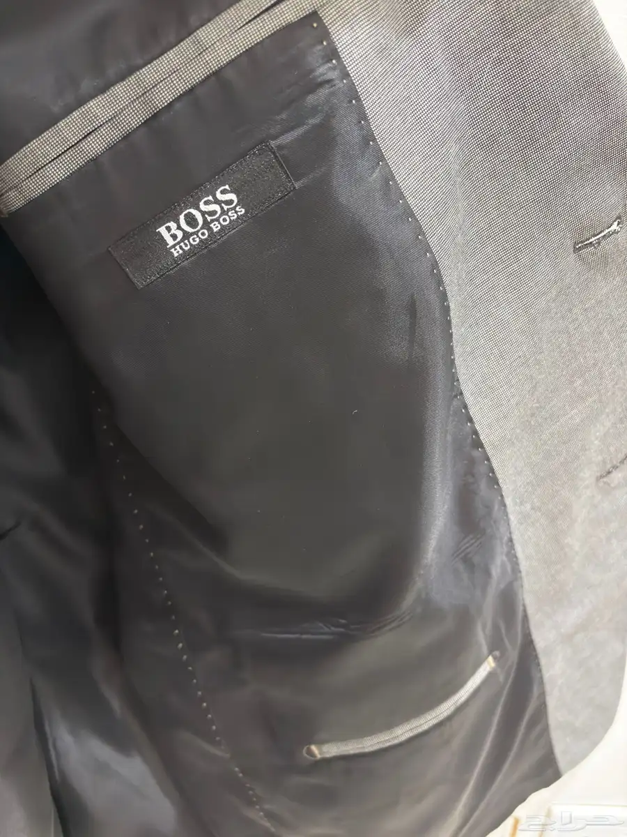 بدلة مع بنطلون hugo boss مقاس 60 10