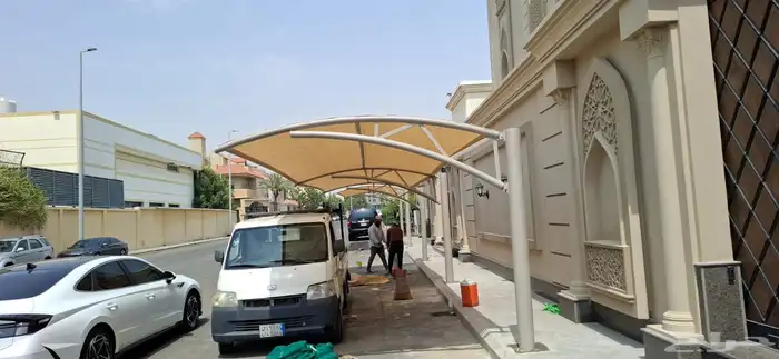 مظلات سيارات فرنسية مظلات وسواتر مظلات هرمي مظلات جده 2