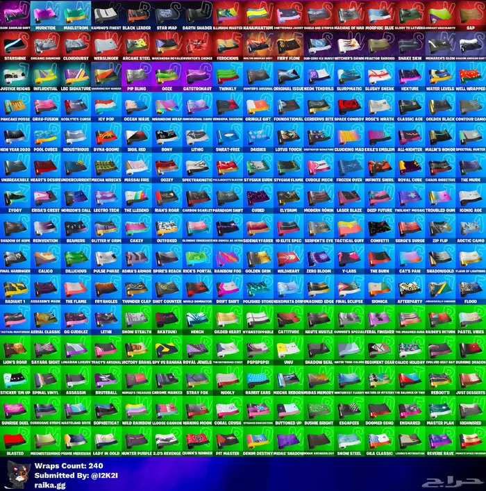 حساب فورت وايلد كات اساسي سكن النيتندو وحفل 5