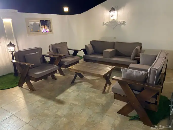 كراسي طقم خشب او حديد مودرن 9