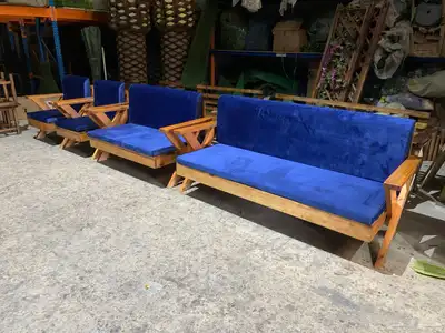 جلسات خارجيه كراسي خشبية 3