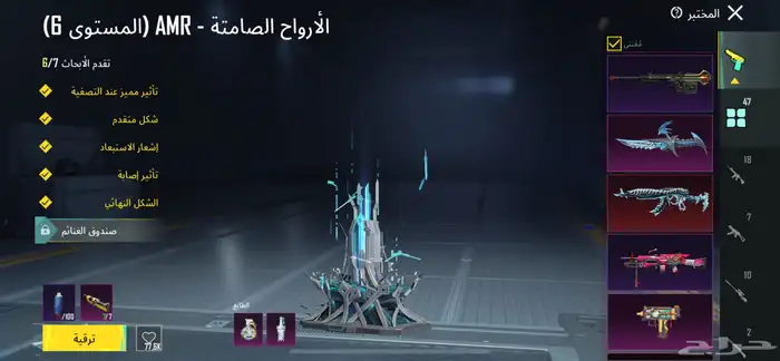 حساب ببجي 8 اسلحه ماكس وواحد لفل 6 14