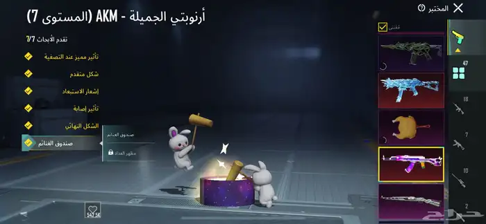 حساب ببجي 8 اسلحه ماكس وواحد لفل 6 17