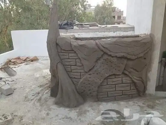 تصميم وتنفيذ شلالات اندنيسي صخري وجدريات صخريه 11