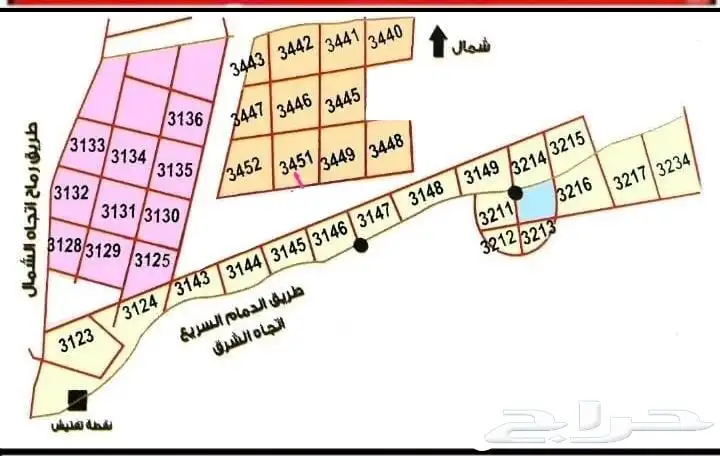 آراضي المنح شرق الرياض طريق رماح وطريق الدمام 1