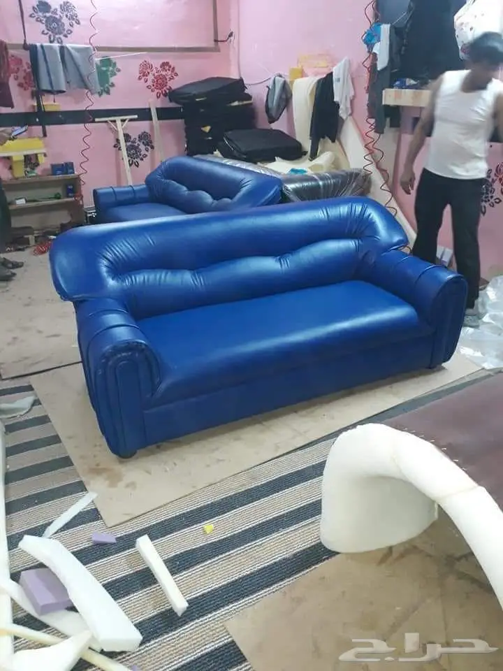 فخم و مريحة كنب مكتبي متوفر في كل مقاس و ألوان مع زمان 19