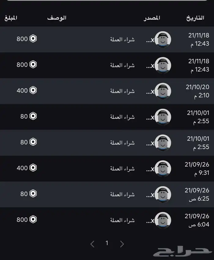 حساب روبلوكس للبيع 2