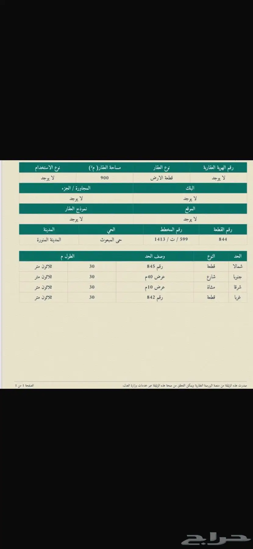 ارض تجارية على شارعين في مخطط الملك فهد 0