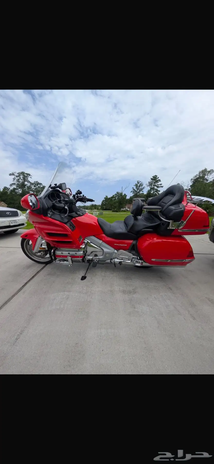 هوندا قولدونق اصدار الاحمر الناري في Honda Goldwing 2004 2