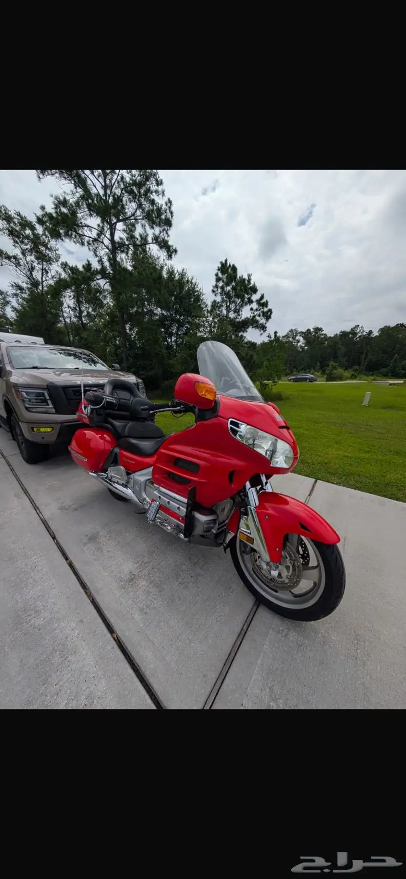 هوندا قولدونق اصدار الاحمر الناري في Honda Goldwing 2004 0