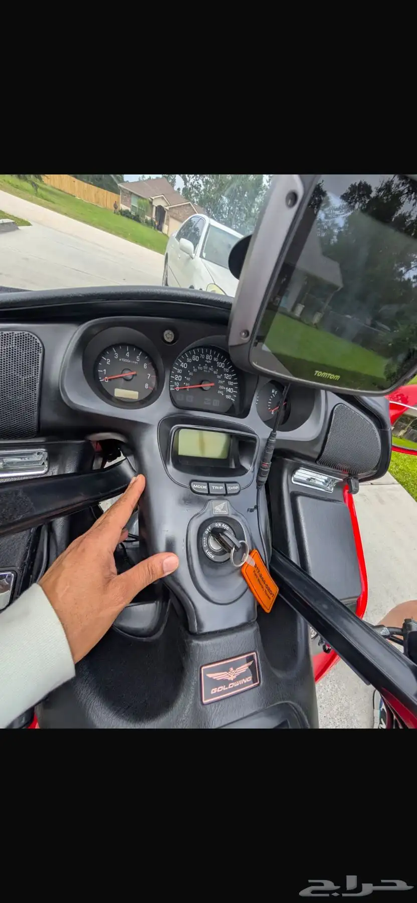 هوندا قولدونق اصدار الاحمر الناري في Honda Goldwing 2004 9