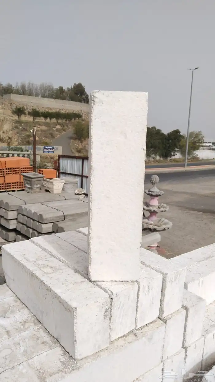 صبات خرسان سفتي درابزين بلدورة بلاط ارضيات قواعد اعمدة انارة 8