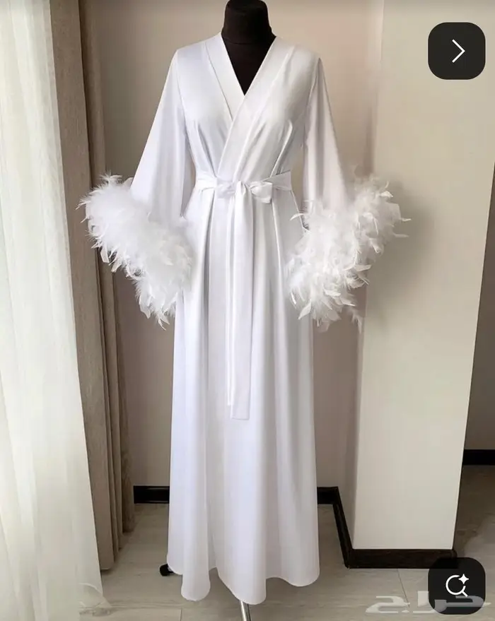 تفصيل وخياطة روب العروسة ساتان 5