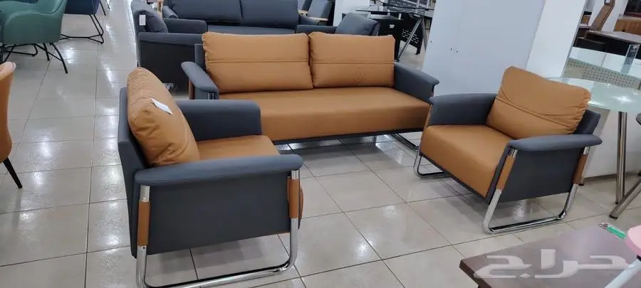 فخم و مريحة كنب مكتبي متوفر في كل مقاس و ألوان مع زمان 15