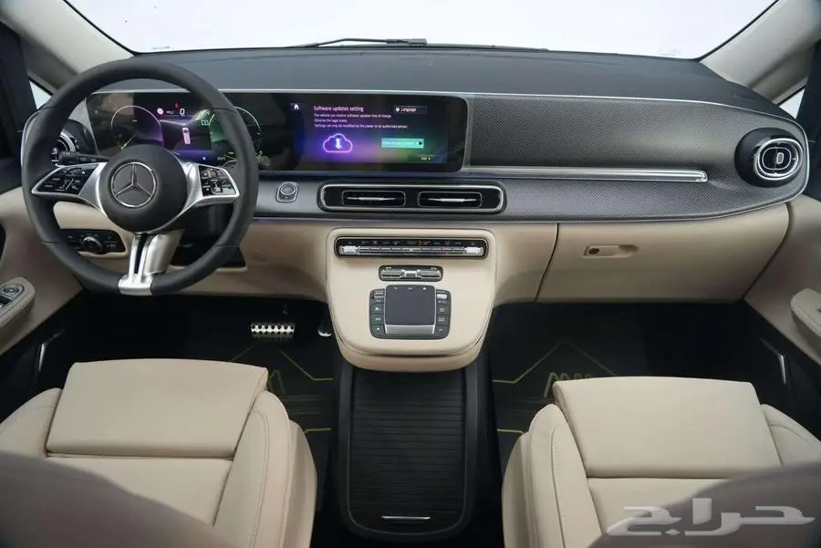 مرسيدس V 300 AMG موديل 2025 أصفار خليجي أزرق أبيض 6