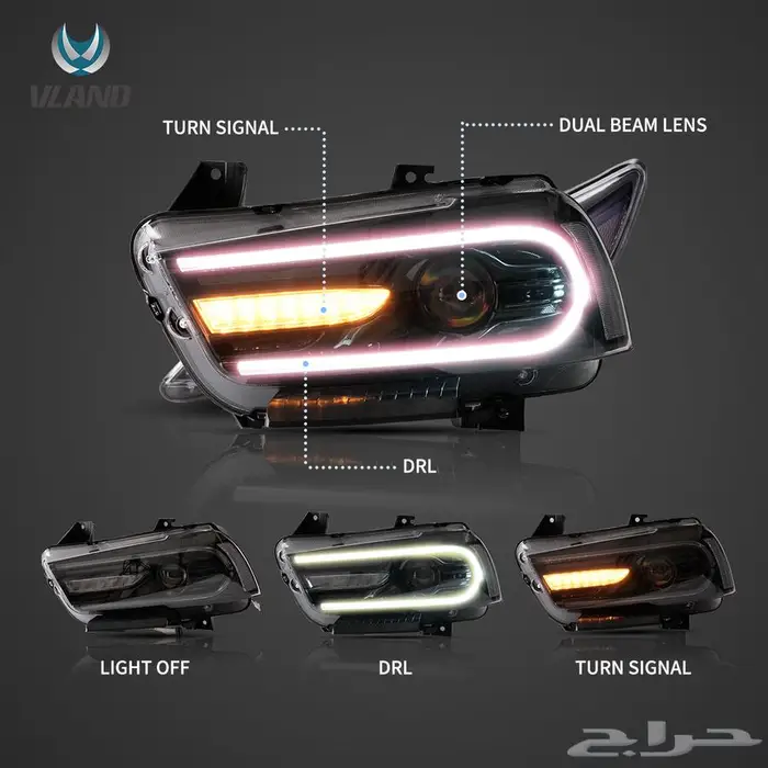 شمعات تشارجر 2011 - 2014 ليد إشارة متحركة LED 5
