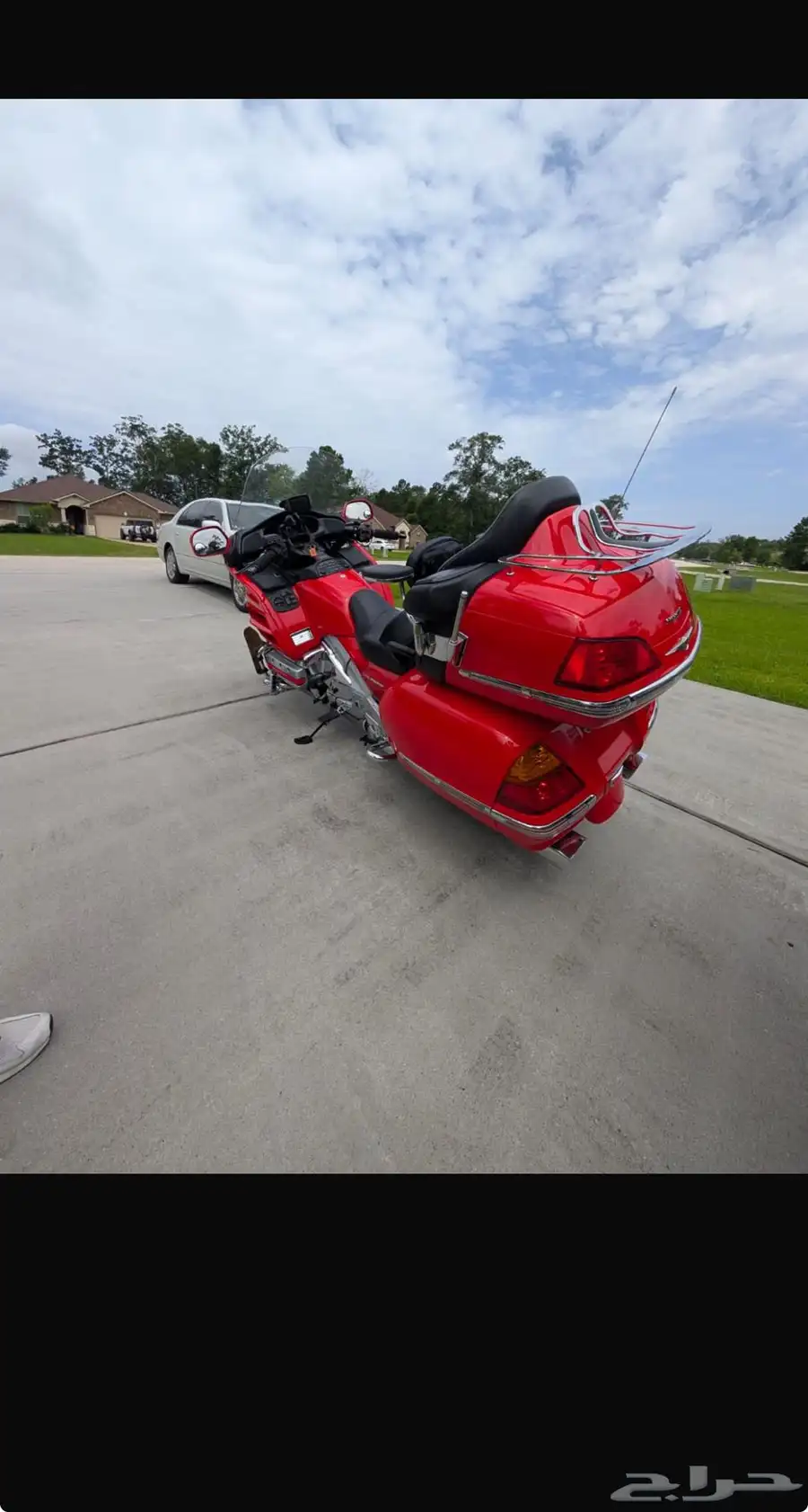 هوندا قولدونق اصدار الاحمر الناري في Honda Goldwing 2004 4