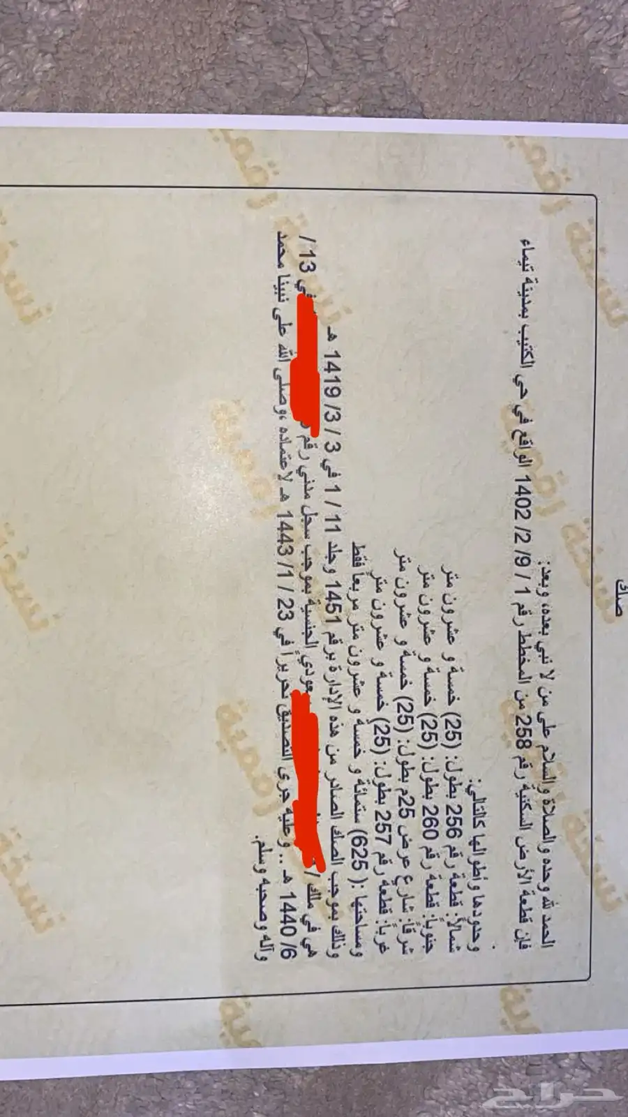 ارضين للبيع قرية الكتيب تابعة لمحافضة تيماء 1