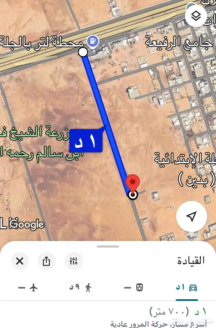 أرضين متلاصقتين سكنية في الجلة غرب الرياض للبيع 3