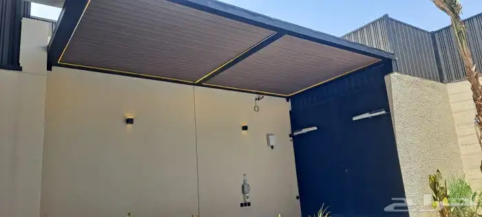 مظلات بديل خشب   سواتر حديد 3