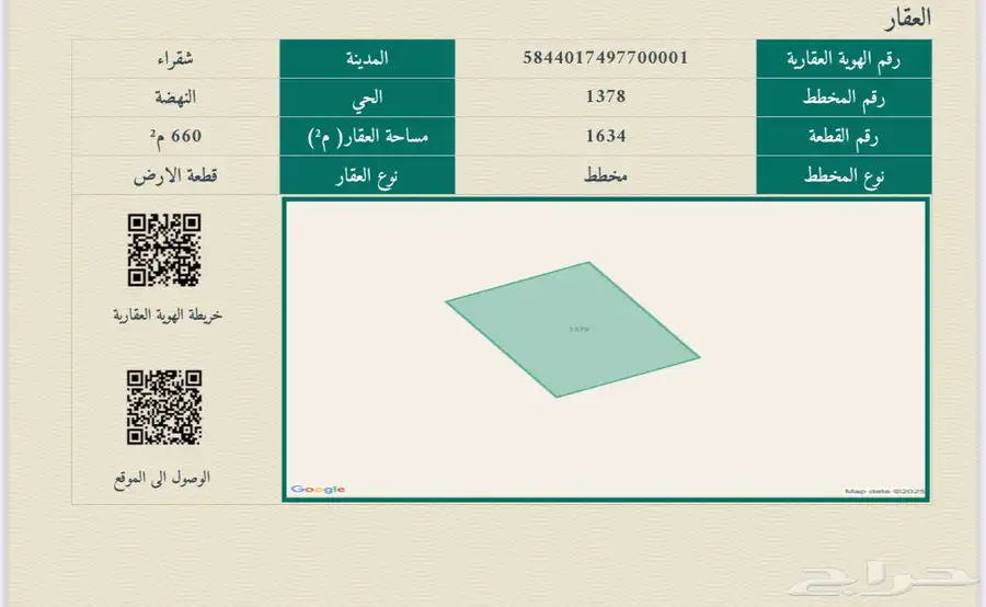 للبيع ارض في محافظة شقراء حي الجامعة 0