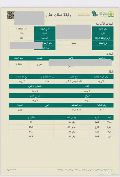 ارض سكنية للبيع الباحة مخطط شبرقة الجديد( حي السحاب ) 0
