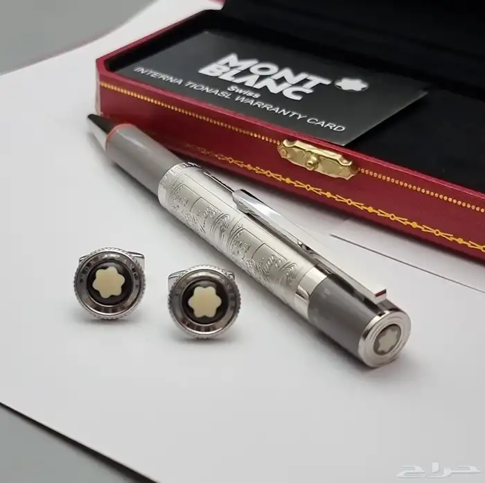 قلم وكبك مونت بلانك 6