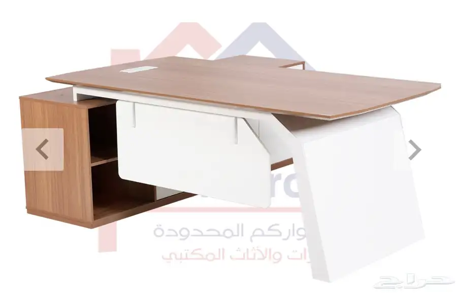 مكتب ميلامين بني 200سم 3