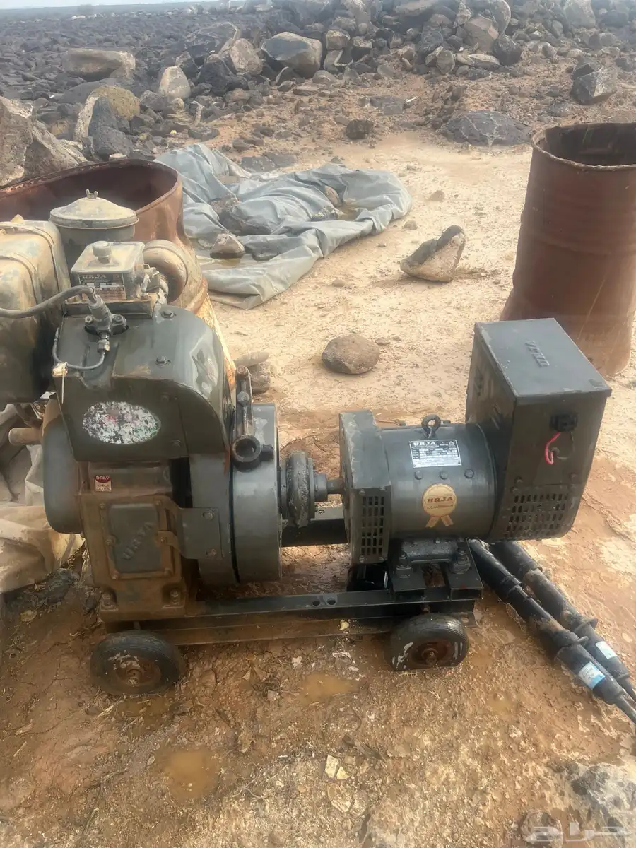 مكينه كهرباء نوع بيتر صناعه هنديه 7ونص كيلو تعمل ديزل 1